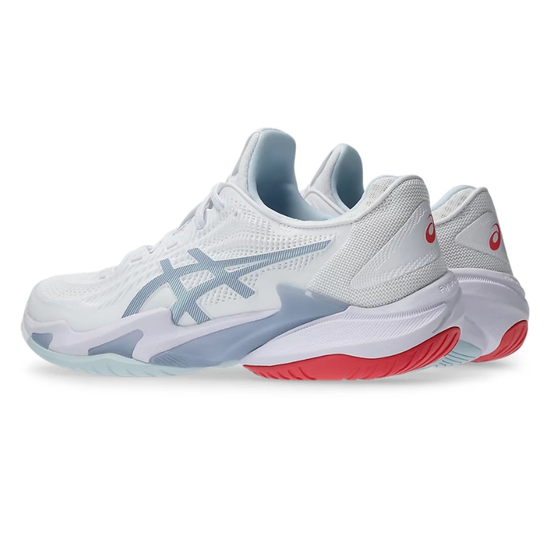 Giày Pickleball Asics Court FF 3 -  1042A220-107 - Trắng/Xám/Đỏ