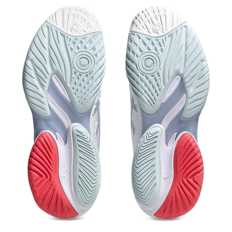 Giày Pickleball Asics Court FF 3 -  1042A220-107 - Trắng/Xám/Đỏ