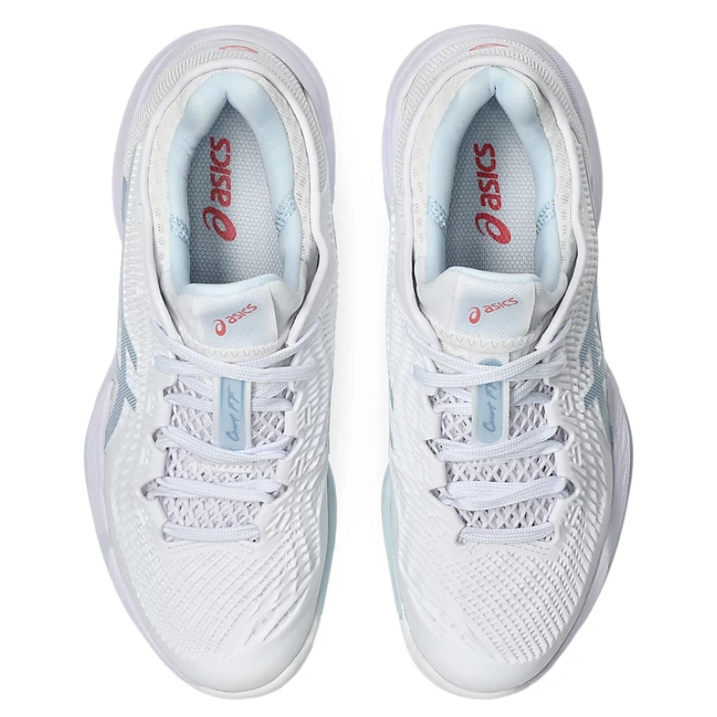 Giày Pickleball Asics Court FF 3 -  1042A220-107 - Trắng/Xám/Đỏ