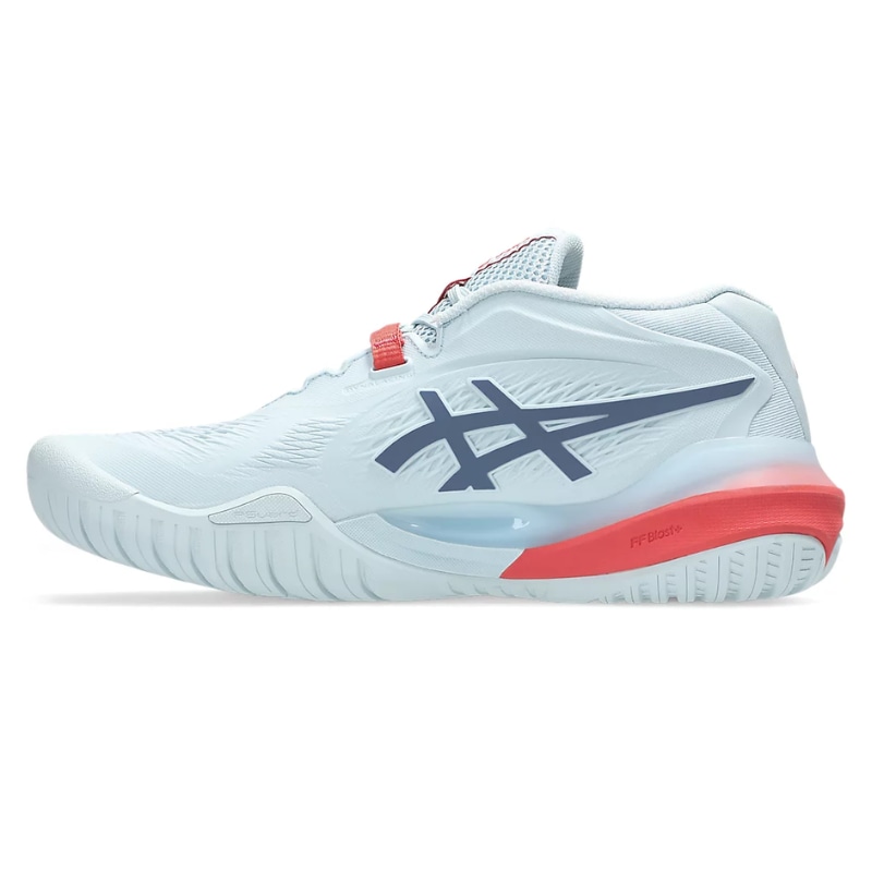 Giày pickleball Asics Gel Resolution X - 1042A279-401 - Xanh Ngọc/Cam