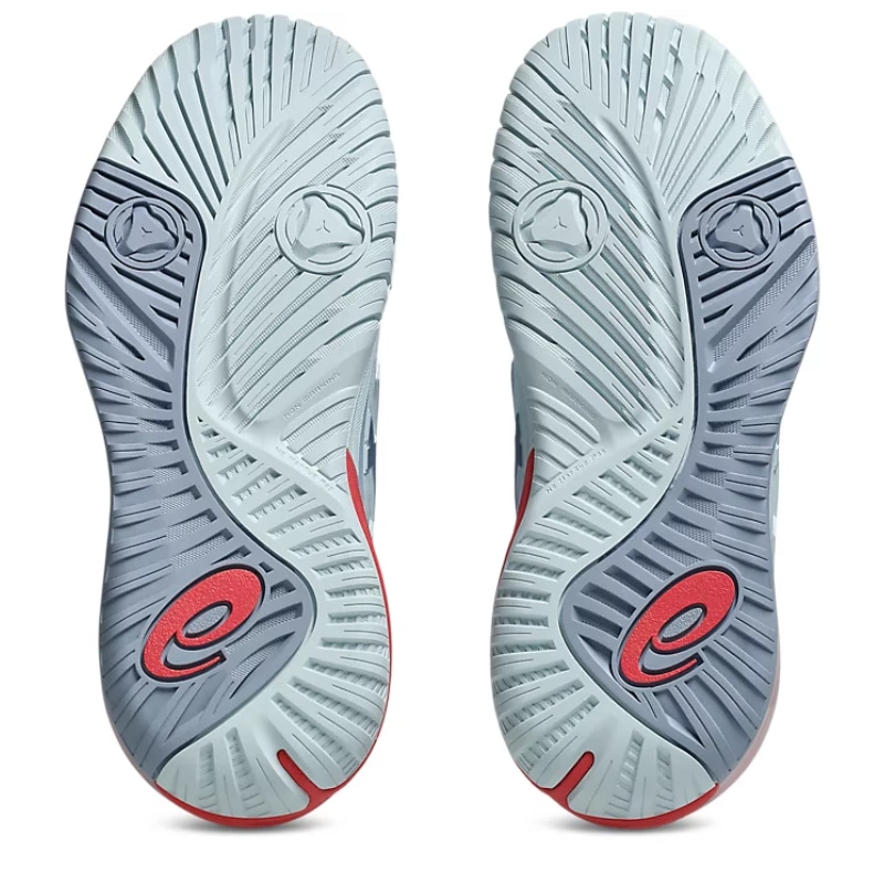 Giày pickleball Asics Gel Resolution X - 1042A279-401 - Xanh Ngọc/Cam