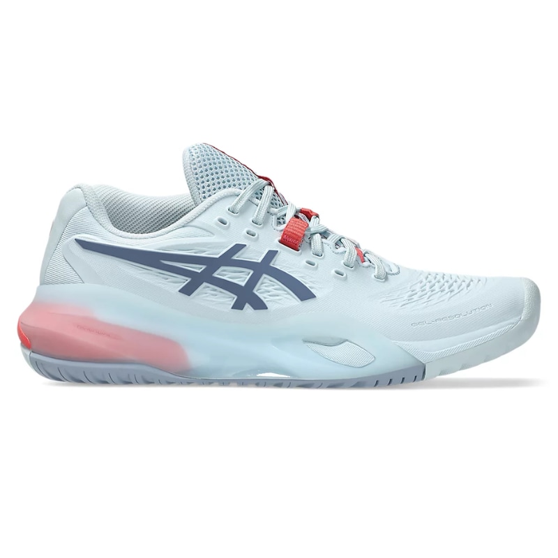 Giày pickleball Asics Gel Resolution X - 1042A279-401 - Xanh Ngọc/Cam