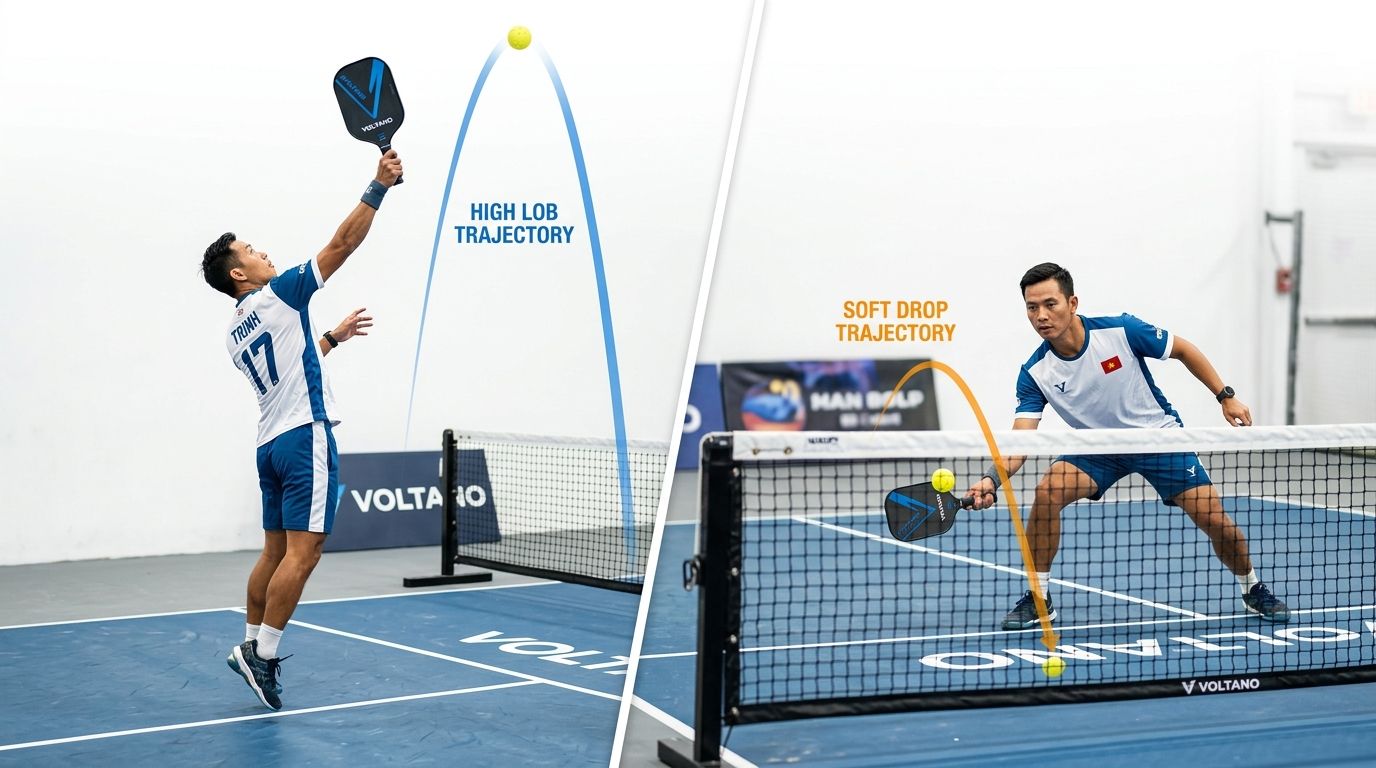 Reset shot trong pickleball là gì và tại sao đây là kỹ năng quan trọng nhất để thoát thế phòng thủ?