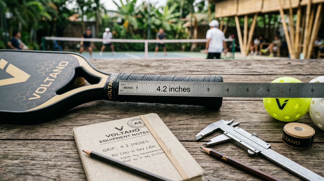 Chọn Độ Dày Grip Vợt Pickleball: Tác Động Tới Kiểm Soát Và Công Suất