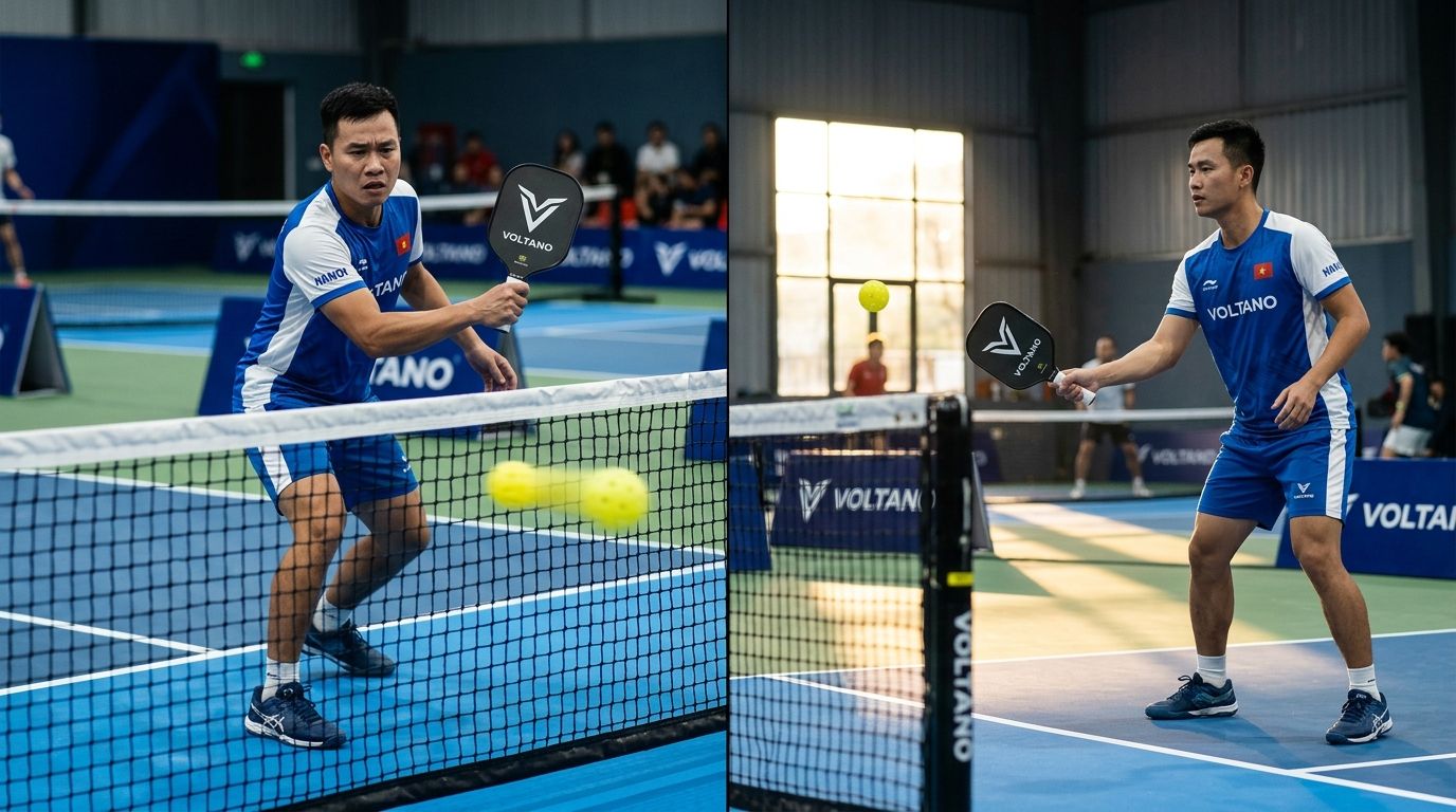 Kỹ thuật reset ball trong pickleball: Làm thế nào để đưa bóng nhanh về dạng neutral khi bị tấn công dồn dập?