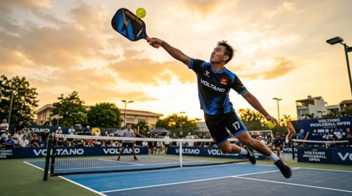 Overhead smash pickleball: Đánh đúng lực để bóng không bay ra ngoài
