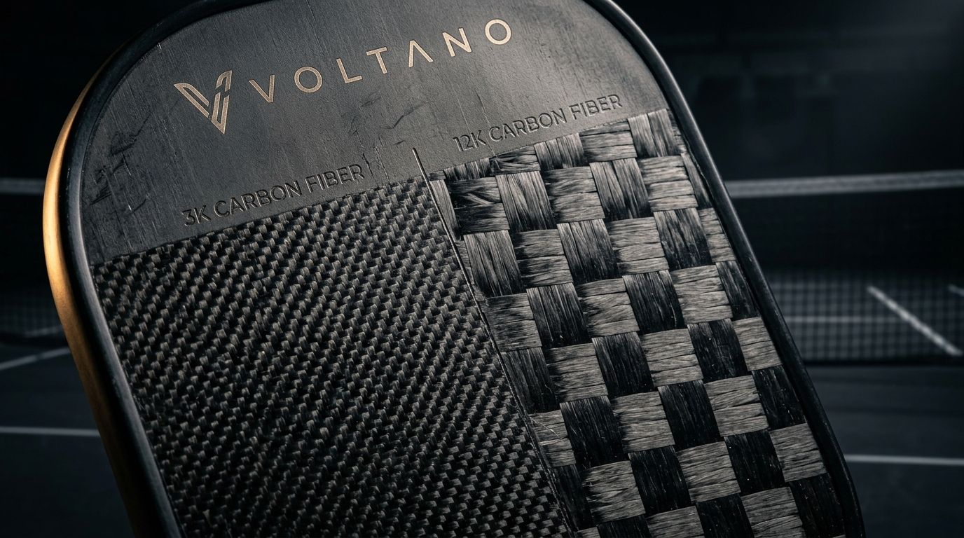 Vợt pickleball mặt carbon 3K vs 12K vs 16K: Con số này thực sự có nghĩa gì và ảnh hưởng đến cú đánh như thế nào?