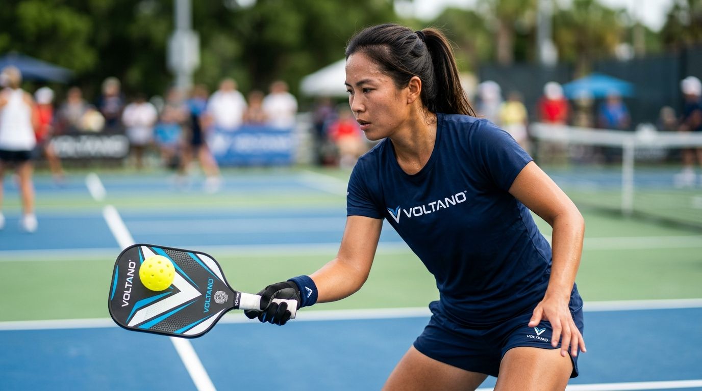Tại sao người mới học pickleball hay bị bóng đi dài hơn dự kiến khi đánh volley?