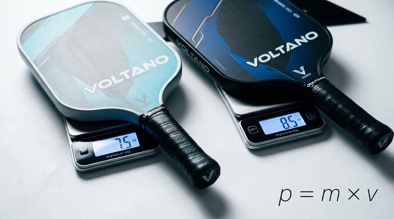 Trọng lượng vợt pickleball 7.5oz vs 8.5oz: Khi nào nên chọn vợt nặng hơn?