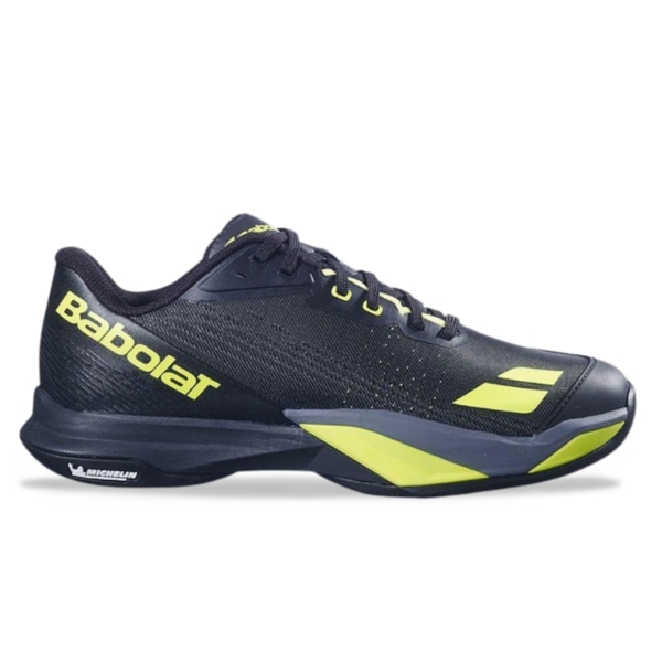 Giày Pickleball Babolat Jet Mach 4 AC - Đen/Xanh - BA30S26629B - 2036