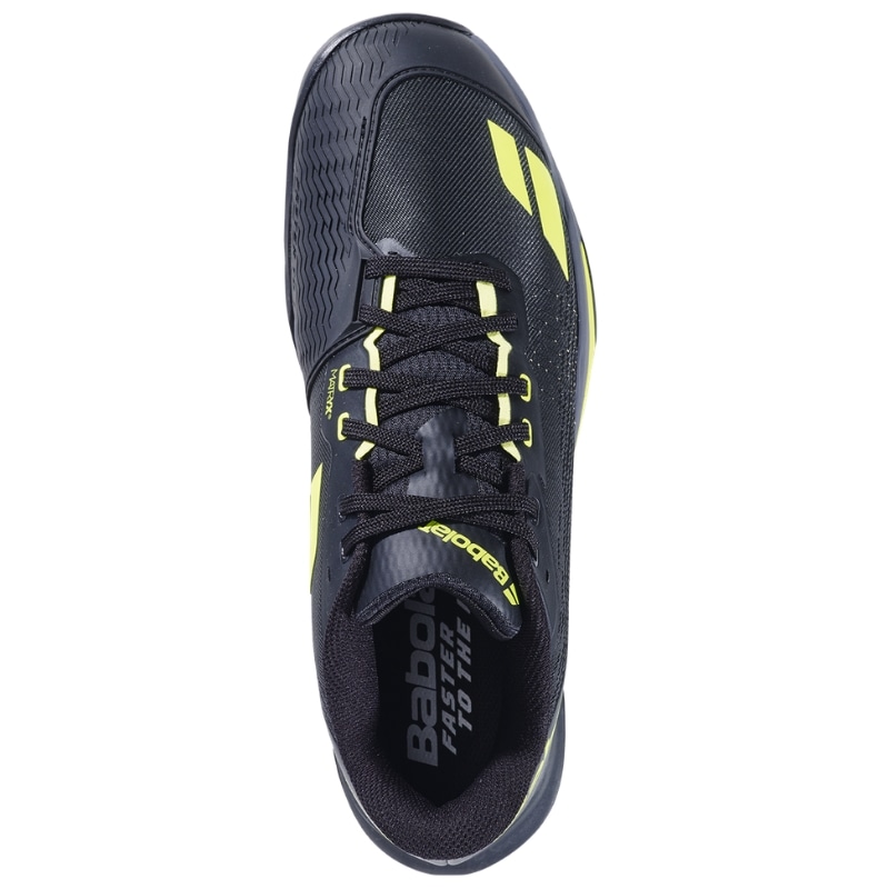 Giày Pickleball Babolat Jet Mach 4 AC - Đen/Xanh - BA30S26629B - 2036