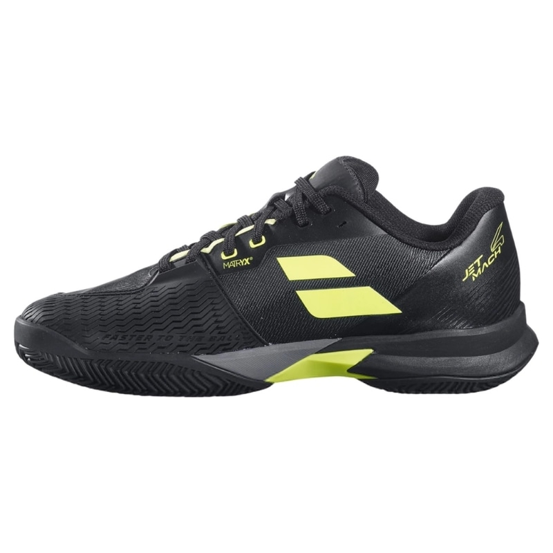 Giày Pickleball Babolat Jet Mach 4 AC - Đen/Xanh - BA30S26629B - 2036