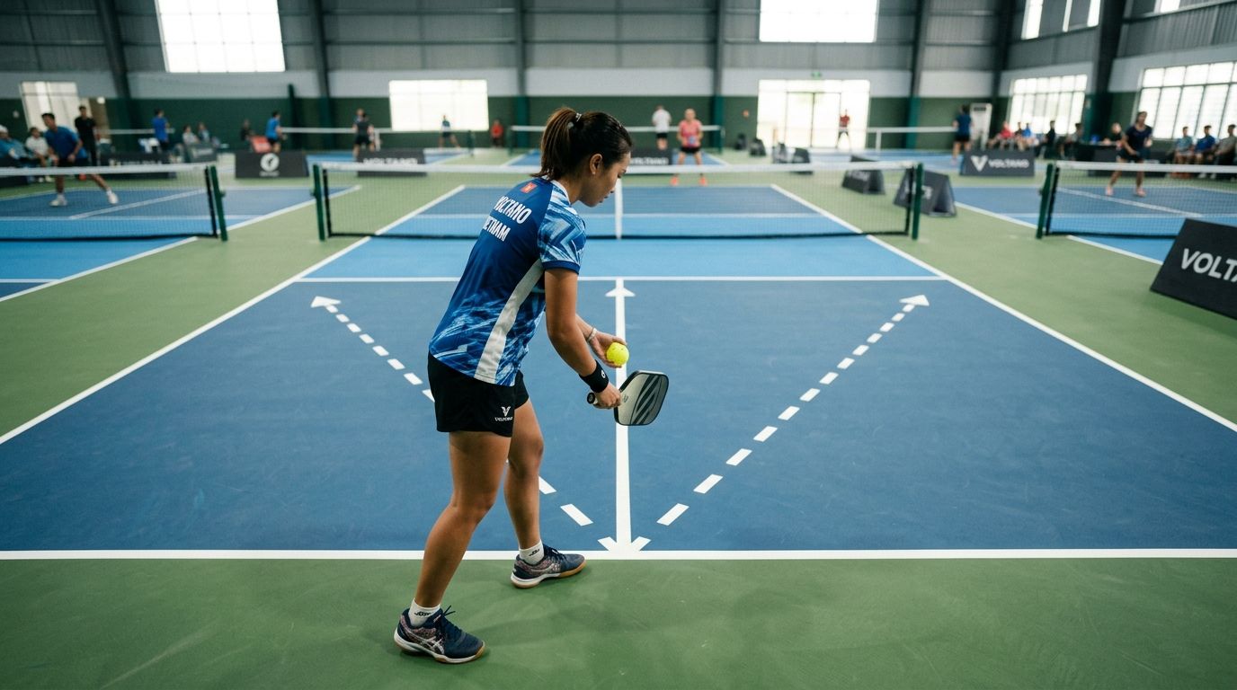Làm sao để giao bóng pickleball có tốc độ và bất ngờ