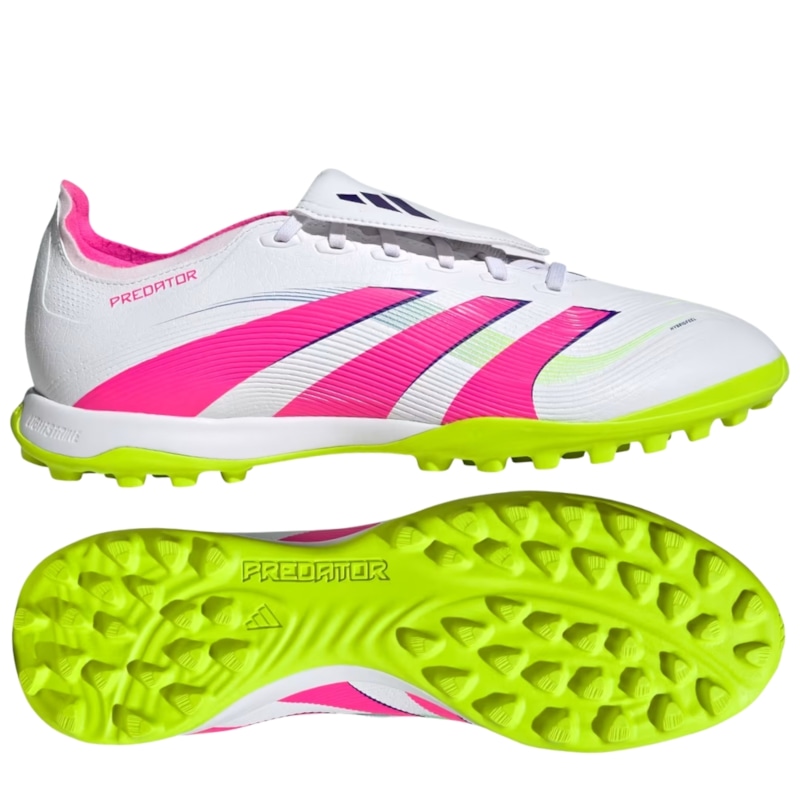 adidas Predator 25 League TF - Trắng/Hồng/Xanh - JS0385