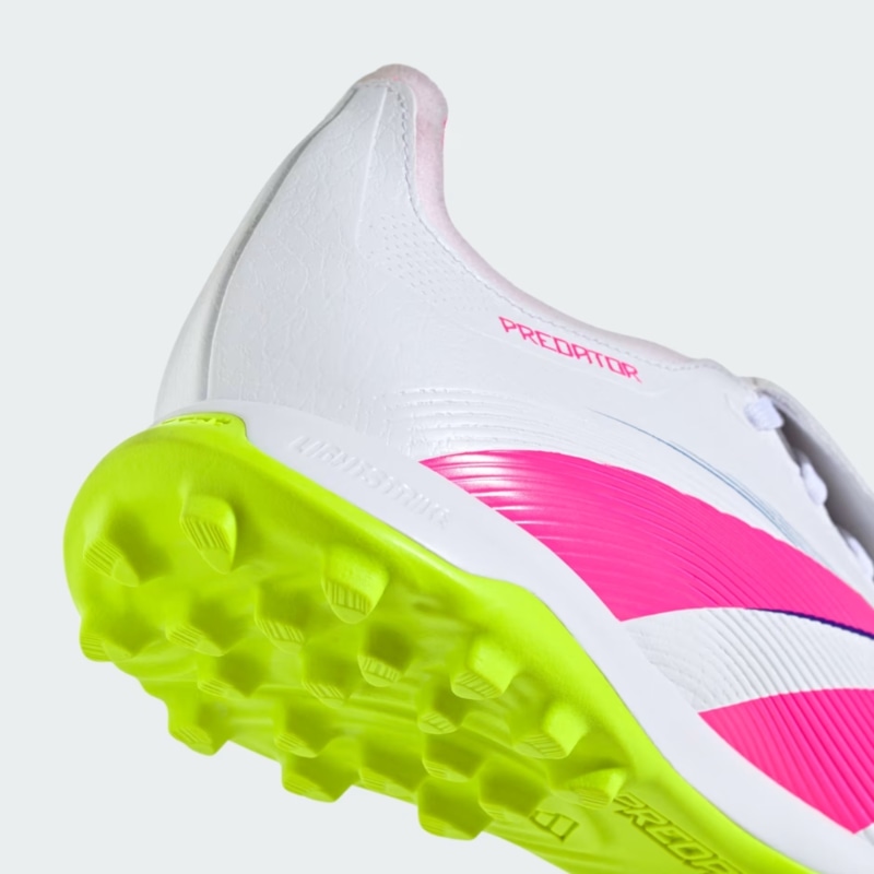 adidas Predator 25 League TF - Trắng/Hồng/Xanh - JS0385