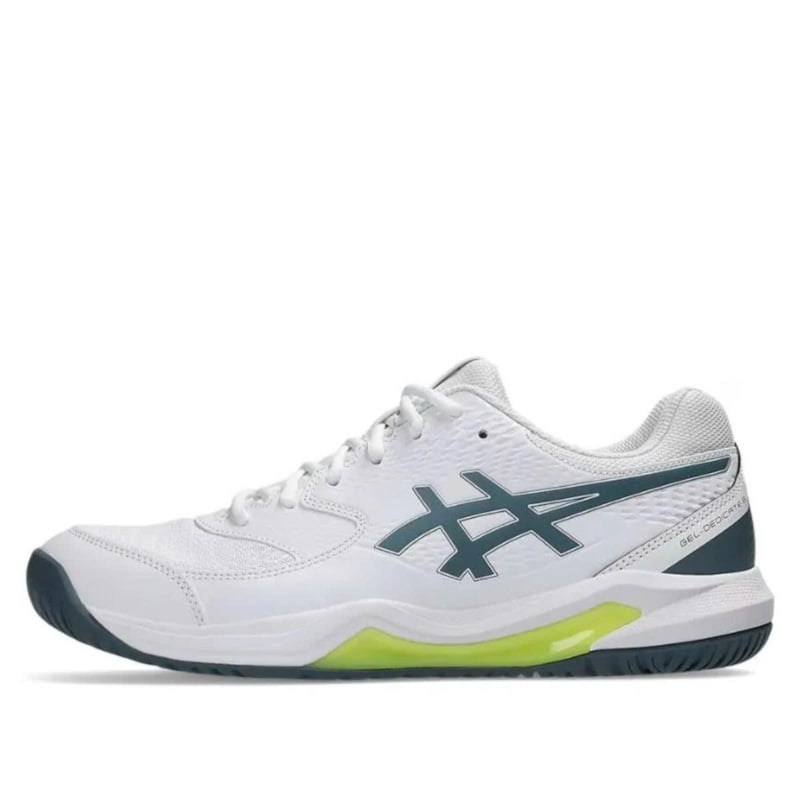 Giày Pickleball Asics Gel Dedicate 8 1041A408-108 - White/Ironclad