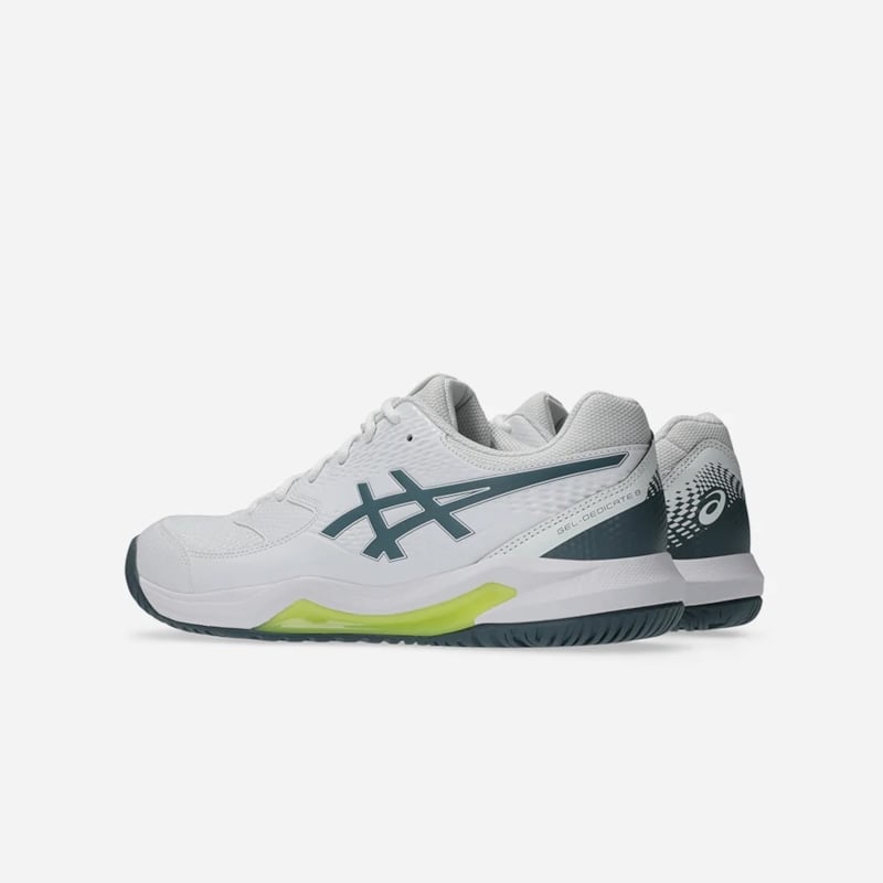 Giày Pickleball Asics Gel Dedicate 8 - 1041A408-108 - White/Ironclad