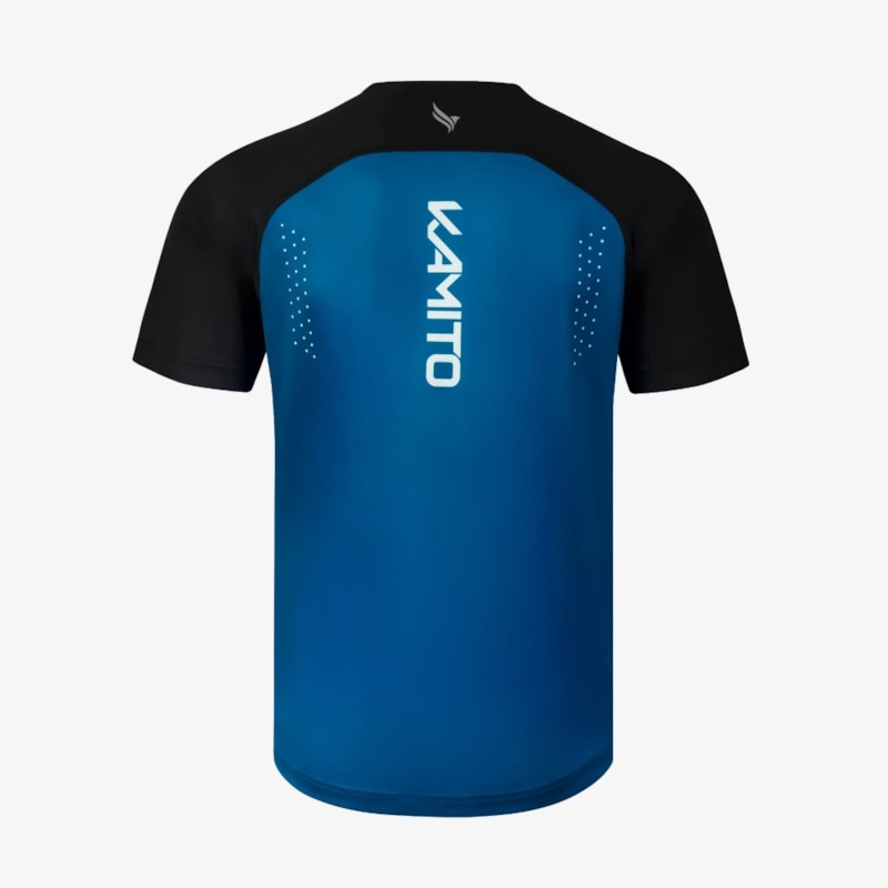 Áo Tshirt Pickleball Kamito Dominus KMAT261220 Trắng Đen
