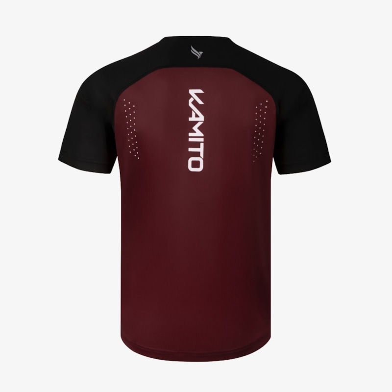 Áo Tshirt Pickleball Kamito Dominus KMAT261270 Nâu Đen