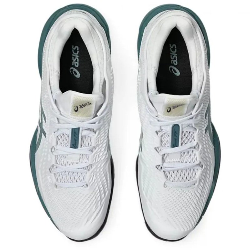 Giày Pickleball Asics Court FF 3 -1041A370-107 - Trắng/Xanh Rêu
