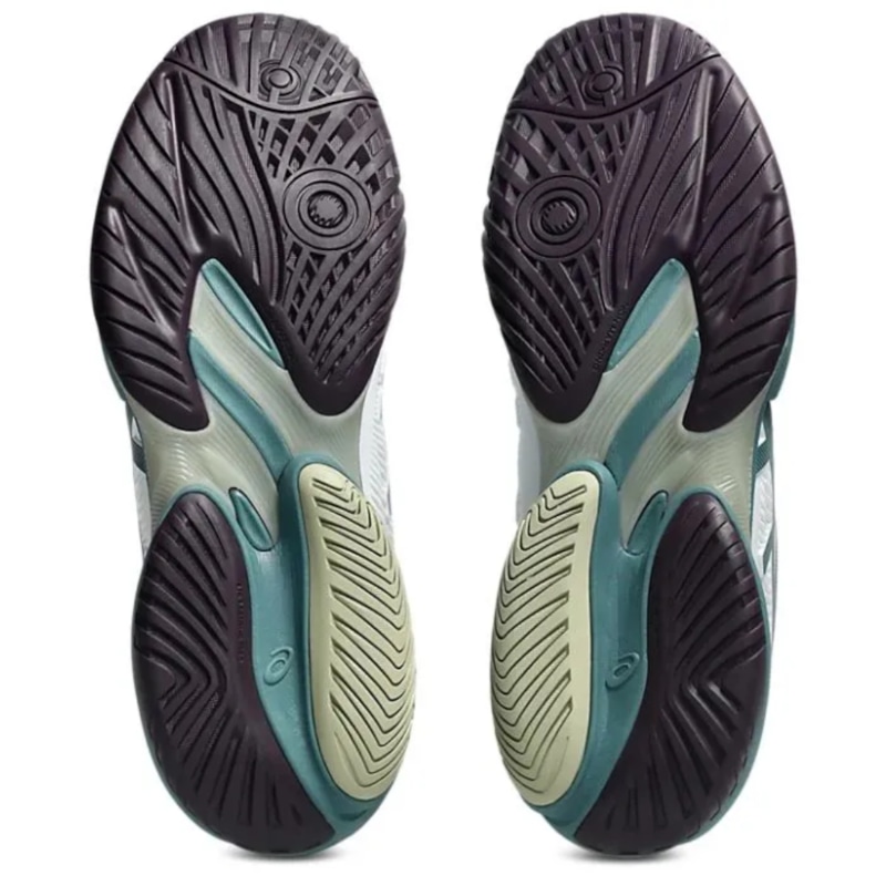 Giày Pickleball Asics Court FF 3 -1041A370-107 - Trắng/Xanh Rêu