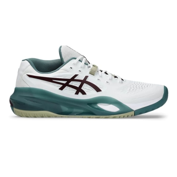 Giày pickleball Asics Gel Resolution X - 1041A481-104 - Trắng/Xanh Rêu