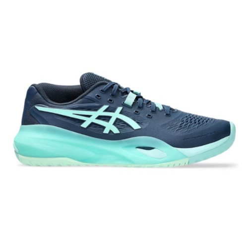 Giày pickleball Asics Gel Resolution X - 1041A481-404 - Navy/Xanh Ngọc