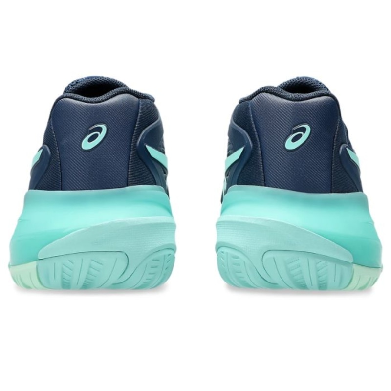 Giày pickleball Asics Gel Resolution X - 1041A481-404 - Navy/Xanh Ngọc