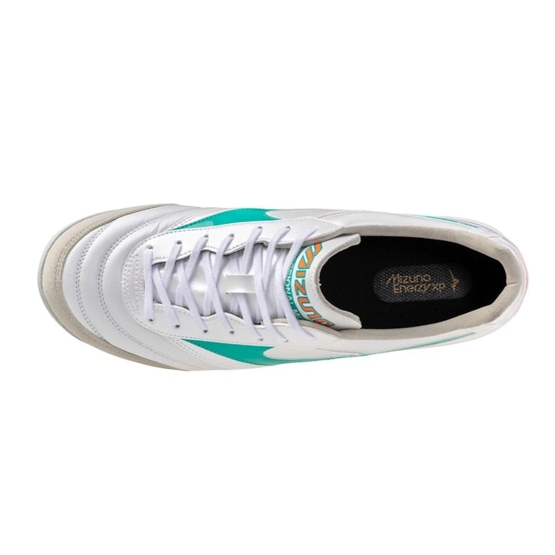 Mizuno Morelia Sala Elite TF - Trắng/Xanh/Cam - Q1GB261235