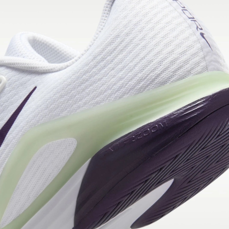 Giày Pickleball Nike Zoom Vapor 12 HC - FV5552-108 - Trắng/Tím