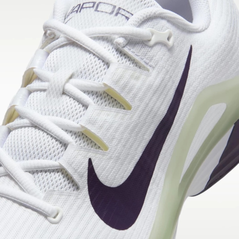 Giày Pickleball Nike Zoom Vapor 12 HC - FV5552-108 - Trắng/Tím