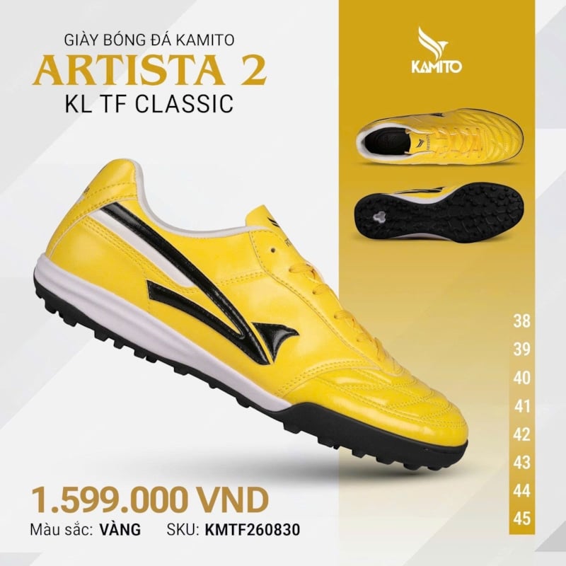 Kamito Artista KL 2 TF Classic - Màu Vàng