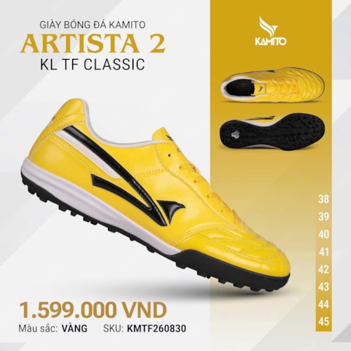 Kamito Artista KL 2 TF Classic - Màu Vàng