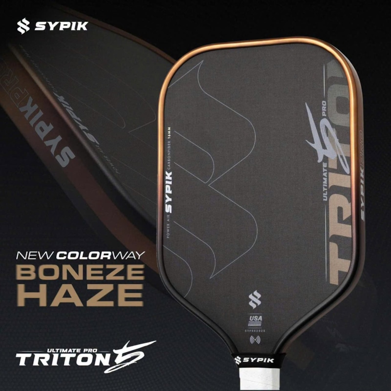 Vợt Pickleball Sypik Pro Tour Ultimate Triton 5 - Boneze Haze (Màu Đồng)