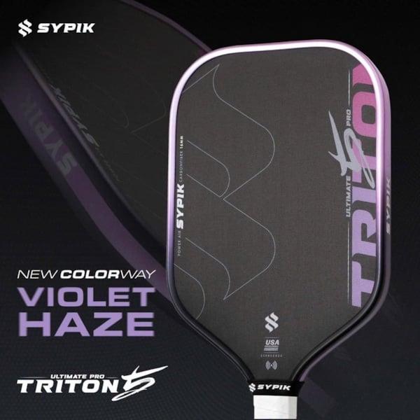 Vợt Pickleball Sypik Pro Tour Ultimate Triton 5 - Violet Haze (Tím Khói)