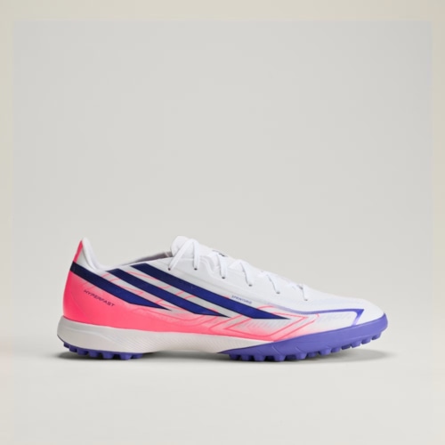 adidas F50 Hyperfast League TF - Trắng/Xanh/Đỏ -  KJ3434