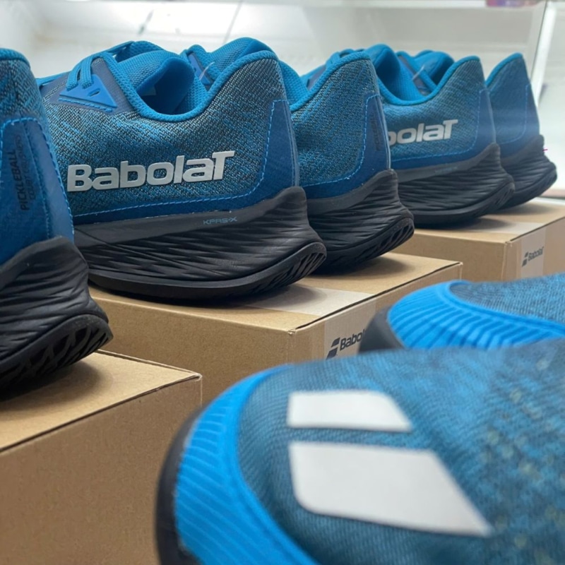 Giày Pickleball Babolat Jet Mach All Court - Xanh/Đen - 3A0S26B932-4113
