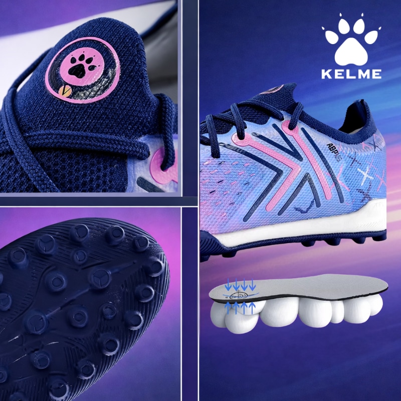 Hình ảnh của Giày Bóng Đá Kelme 5.0 TF - Xanh Tím Neon