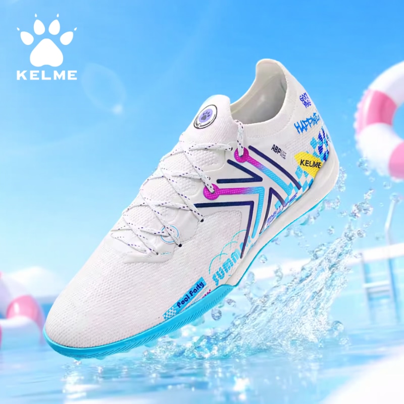 Hình ảnh của Giày Đá Bóng Kelme 5.0 TF Trắng Xanh