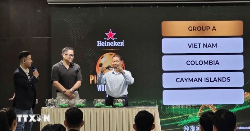 Đội Việt Nam chính thức nằm bảng A tại Heineken Pickleball World Cup 2026