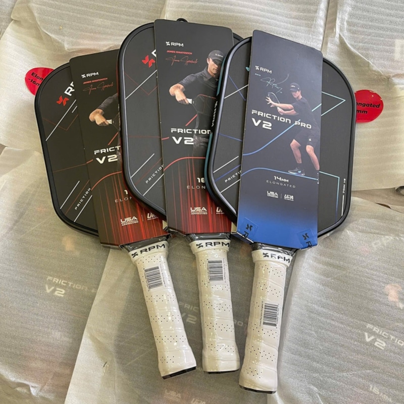 Hình ảnh của Vợt Pickleball RPM FRICTION PRO V2 Blackout Pro Player Edition
