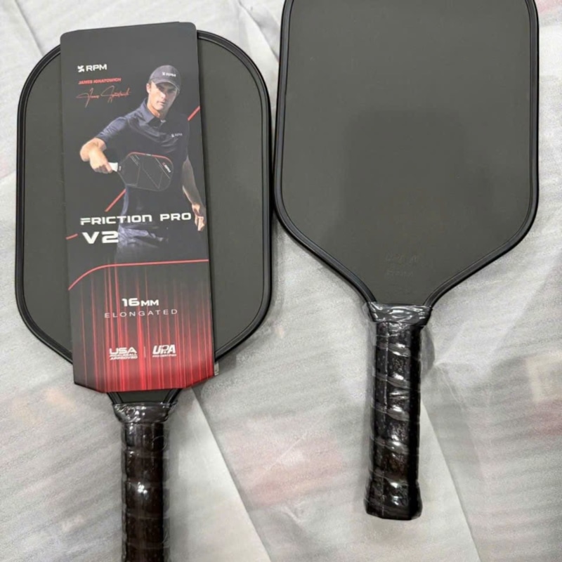 Hình ảnh của Vợt Pickleball RPM FRICTION PRO V2 Blackout Pro Player Edition