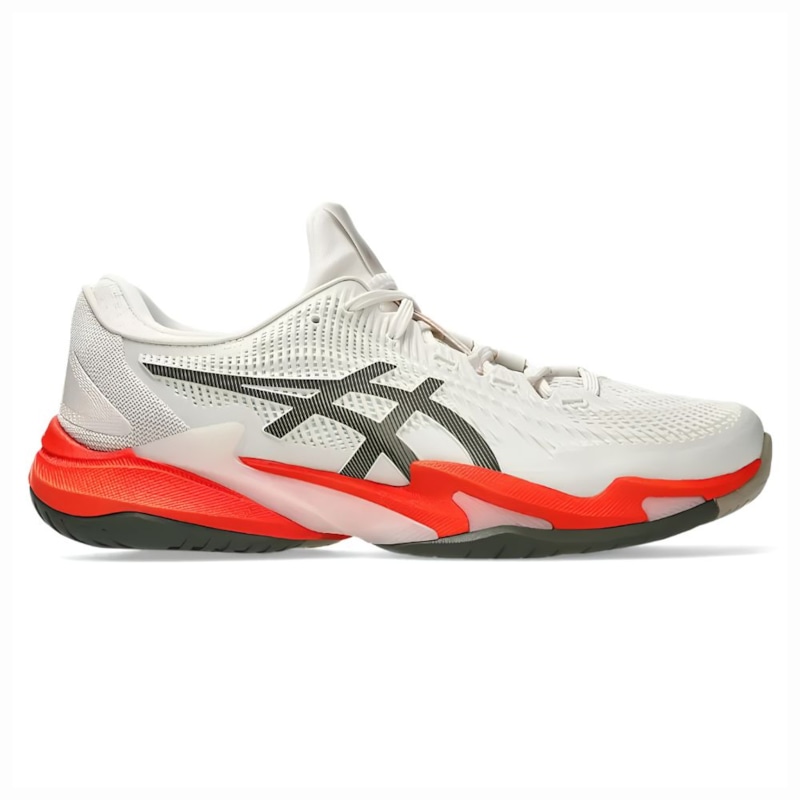 Giày Pickleball Asics Court FF 3 - 1041A370-250 - Trắng/Đỏ Cam
