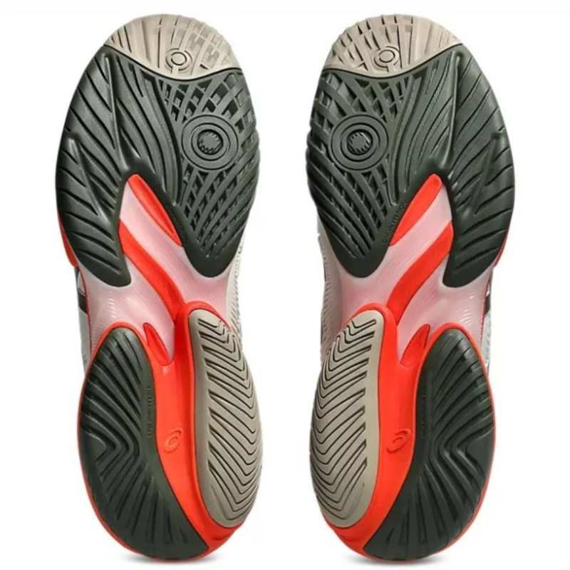 Giày Pickleball Asics Court FF 3 - 1041A370-250 - Trắng/Đỏ Cam