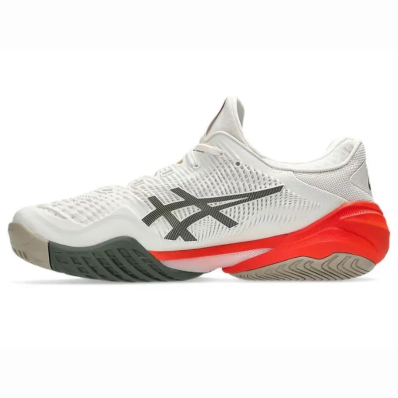 Giày Pickleball Asics Court FF 3 - 1041A370-250 - Trắng/Đỏ Cam