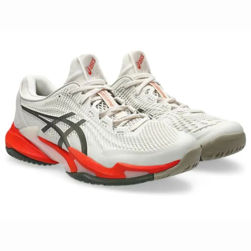 Giày Pickleball Asics Court FF 3 - 1041A370-250 - Trắng/Đỏ Cam
