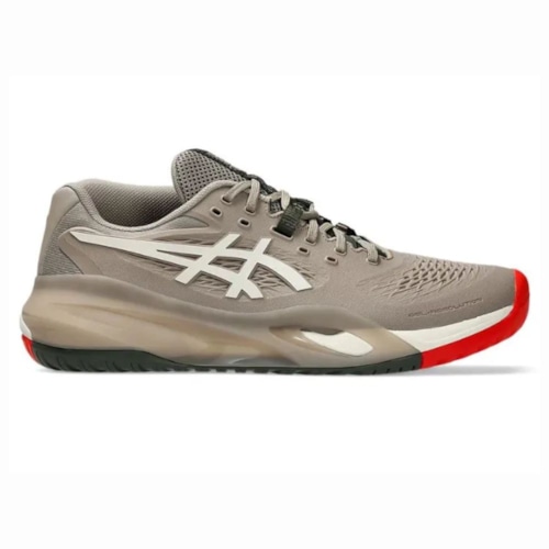 Giày pickleball Asics Gel Resolution X - 1041A481-200 - Xám Khói/Đỏ