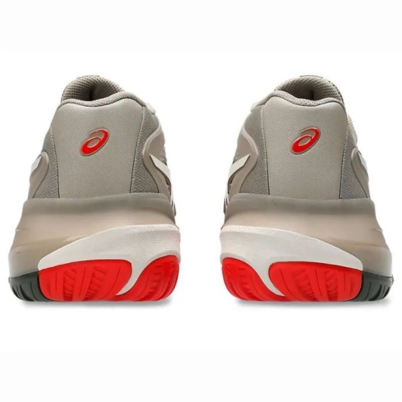 Giày pickleball Asics Gel Resolution X - 1041A481-200 - Xám Khói/Đỏ
