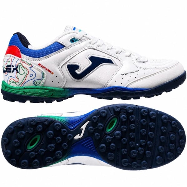 Joma Top Flex TF - Trắng/Xanh Dương - TOPW2632TF