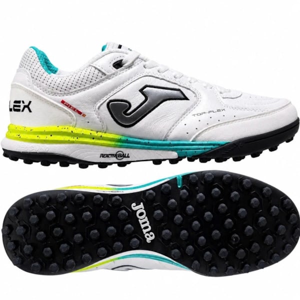 Joma Top Flex Rebound TF - Trắng/Xanh/Vàng - TORW2602TF